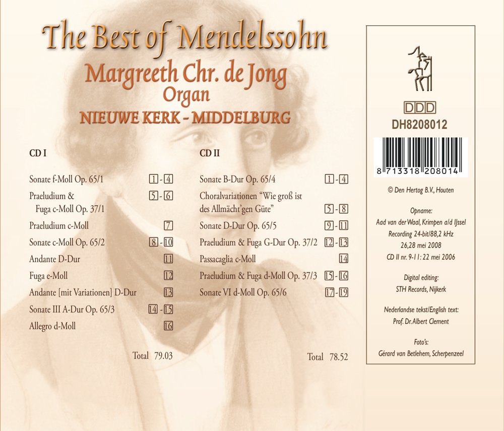 The Best of Mendelssohn - Achterkant